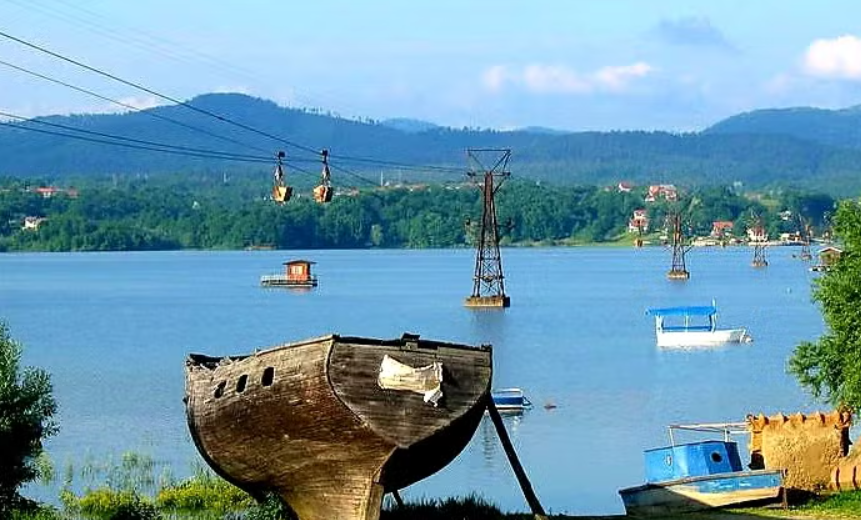 Modrac Lake, Lukavac, Tuzla Canton, Bosnia and Herzegovina